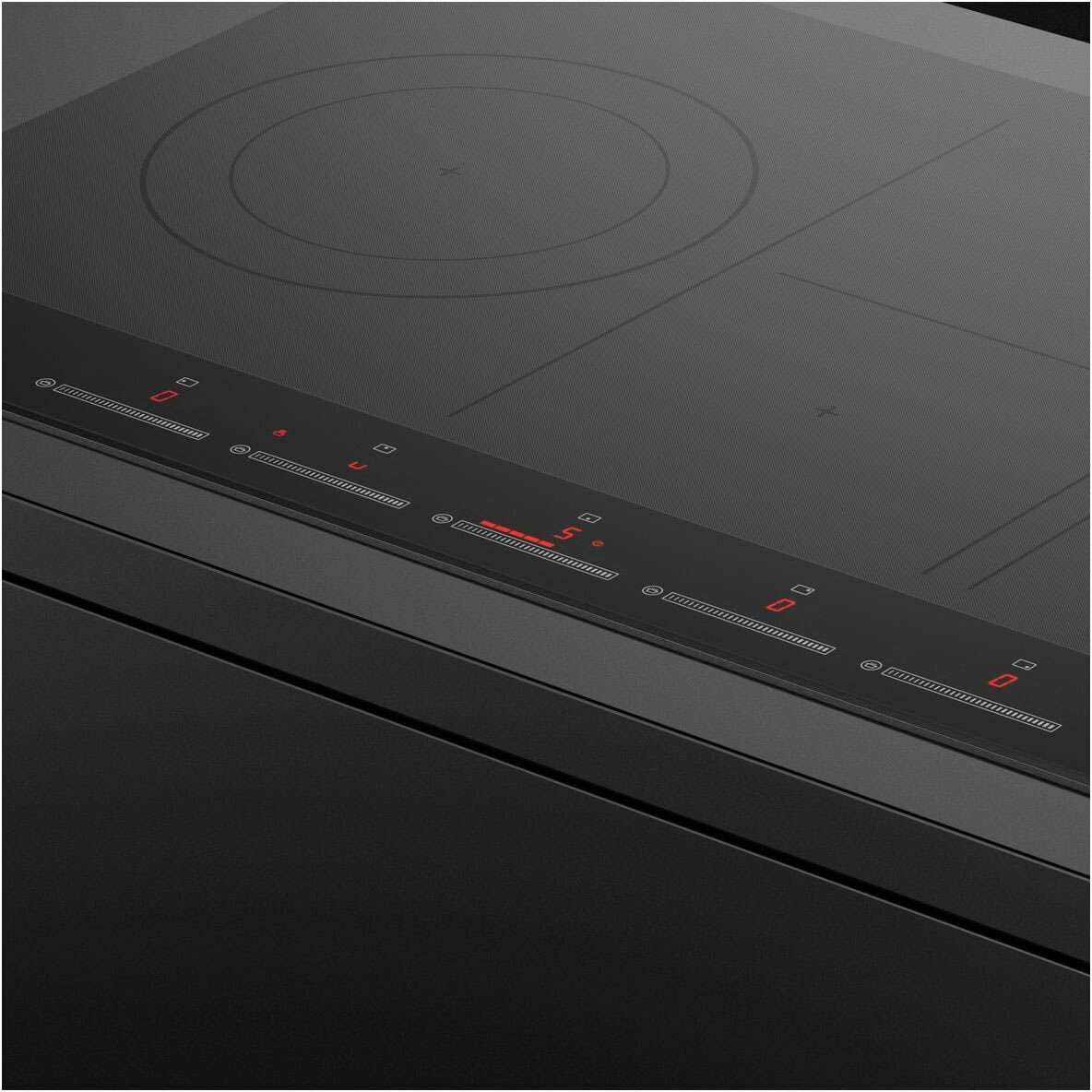 Fisher & Paykel 90cm Black Ceramic Glass Induction Cooktop CI905DTB4