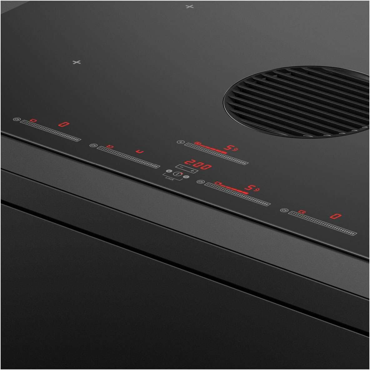 Fisher & Paykel 83cm Induction Cooktop with Integrated Ventilation CID834DTB4