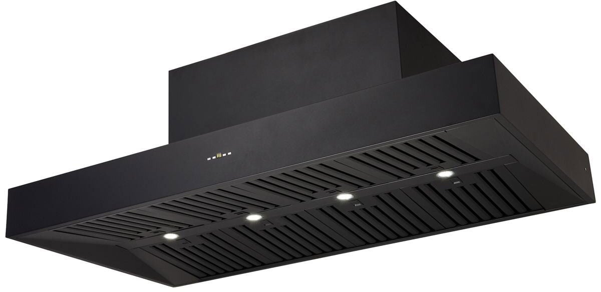 Schweigen 150cm Non-Silent 2500m3/hr Black BBQ Canopy Rangehood CL7375B