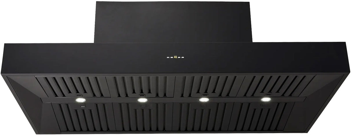 Schweigen 150cm Silent 3200m3/hr Black BBQ Canopy Rangehood CL7375BSE