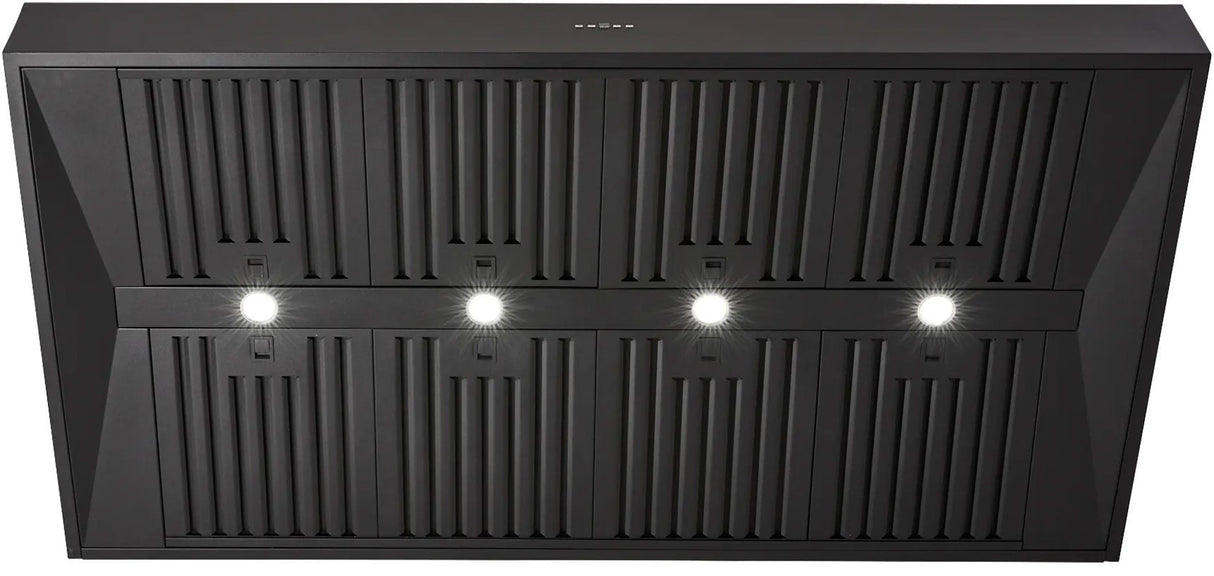 Schweigen 150cm Silent 3200m3/hr Black BBQ Canopy Rangehood CL7375BSE