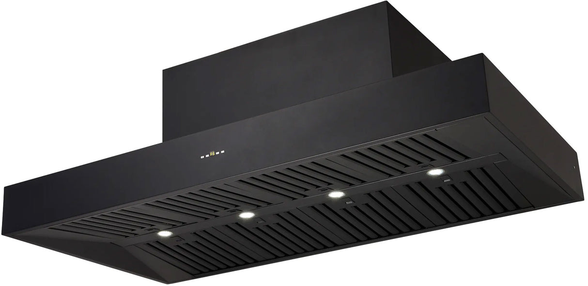 Schweigen 150cm Silent 3000m3/hr Black TwinMotor BBQ Canopy Rangehood CL7375BSP2