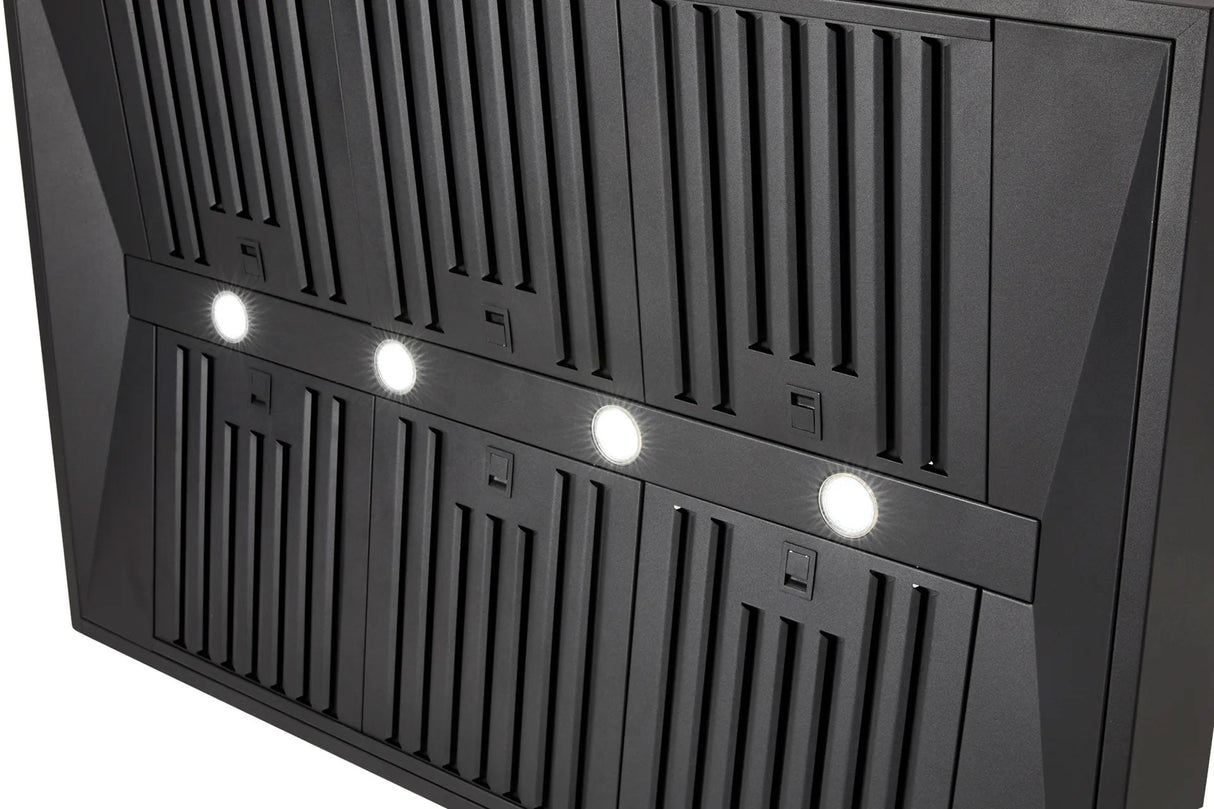 Schweigen 120cm Silent 3200m3/hr Black BBQ Canopy Rangehood CL8912BSE