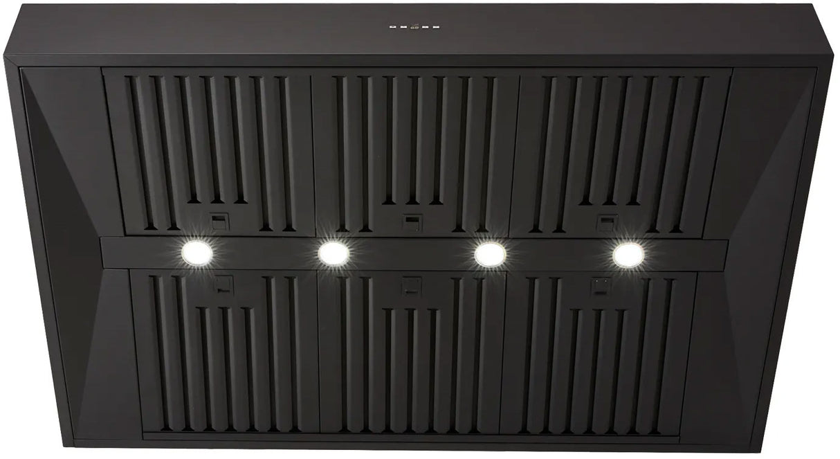Schweigen 120cm Silent 3000m3/hr Black TwinMotor BBQ Canopy Rangehood CL8912BSP2