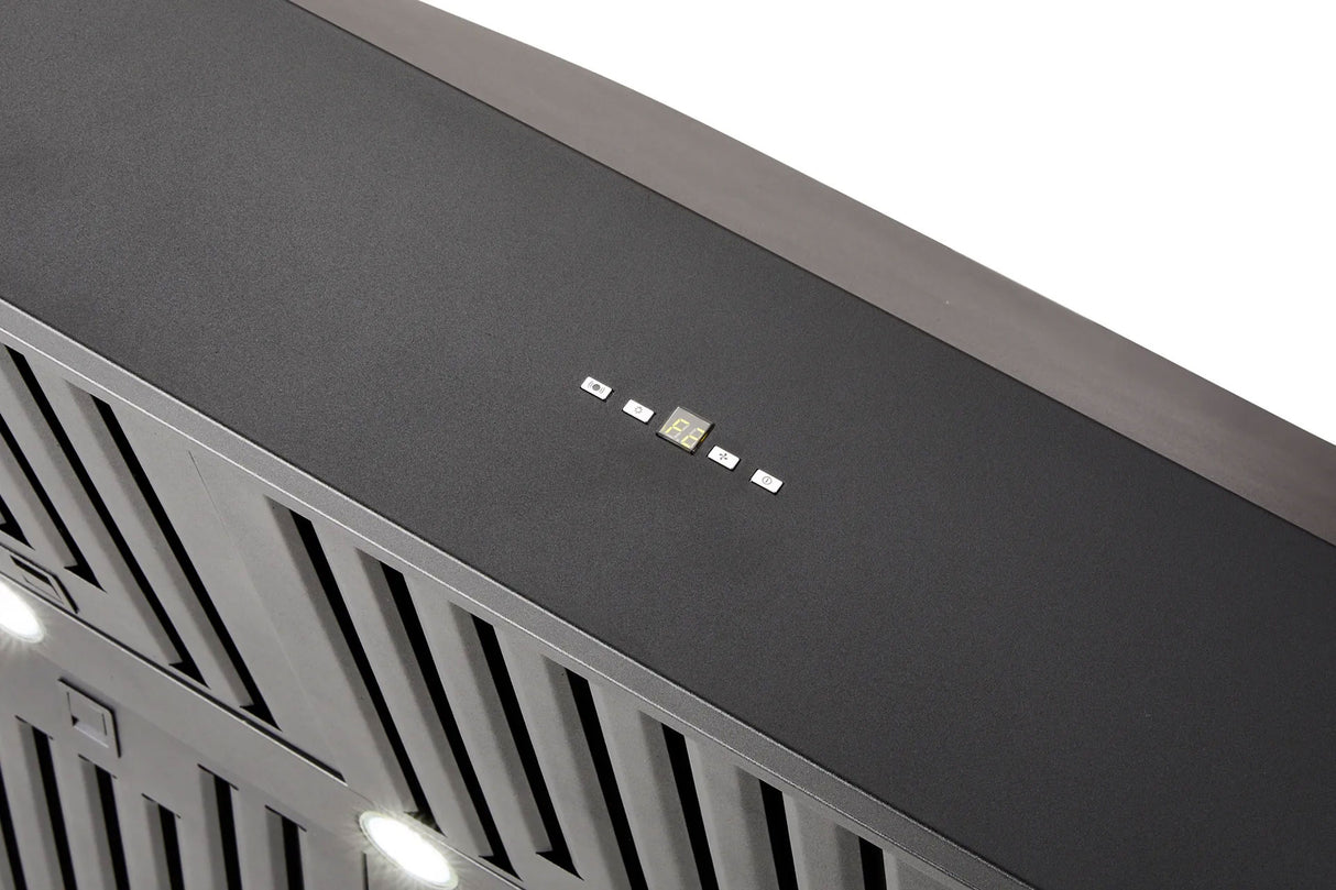 Schweigen 120cm Silent 3000m3/hr Black TwinMotor BBQ Canopy Rangehood CL8912BSP2