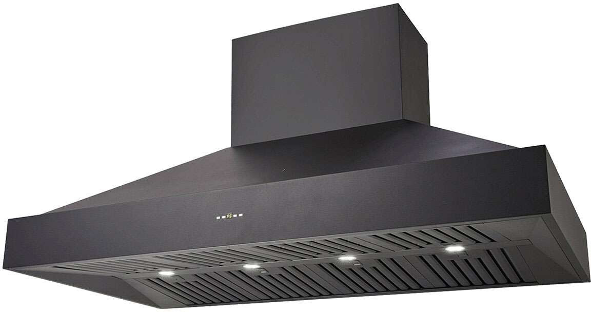 Schweigen 150cm Silent 3000m3/hr Black TwinMotor BBQ Canopy Rangehood CL8915BSP2