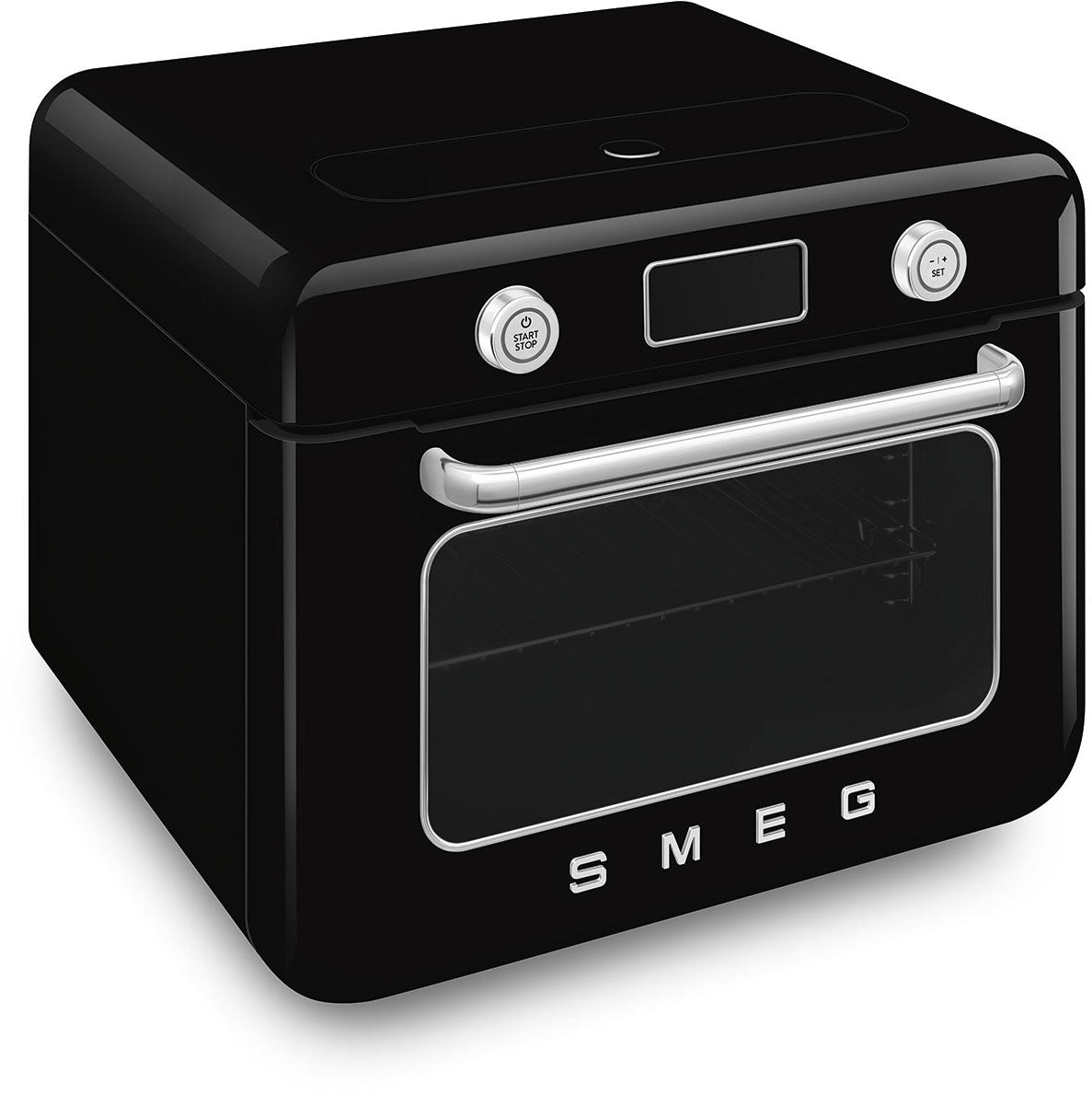 Smeg 50's Style Benchtop Combi Steam Oven Black COF01BLAU