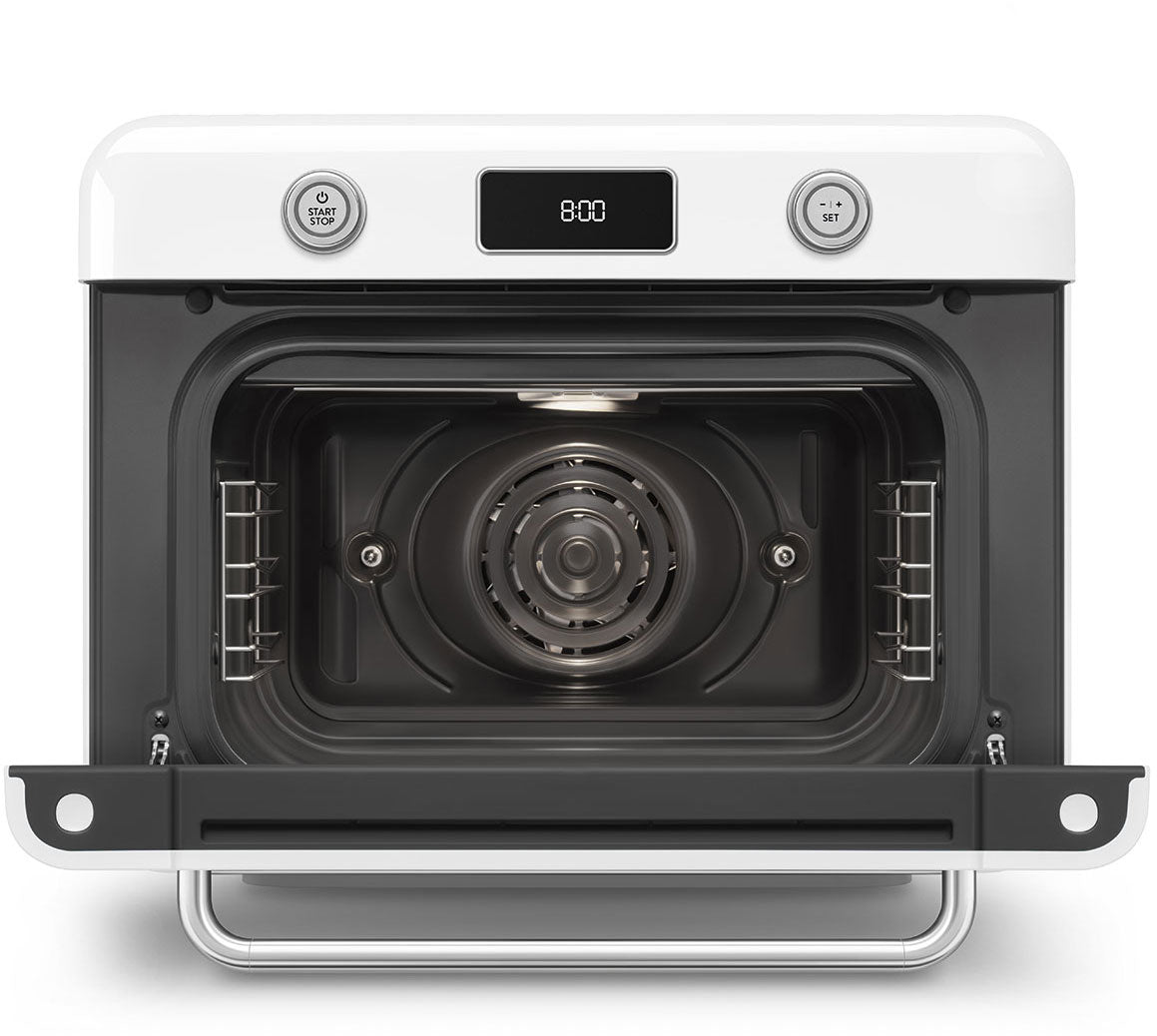 Smeg 50's Style Benchtop Combi Steam Oven White COF01WHAU