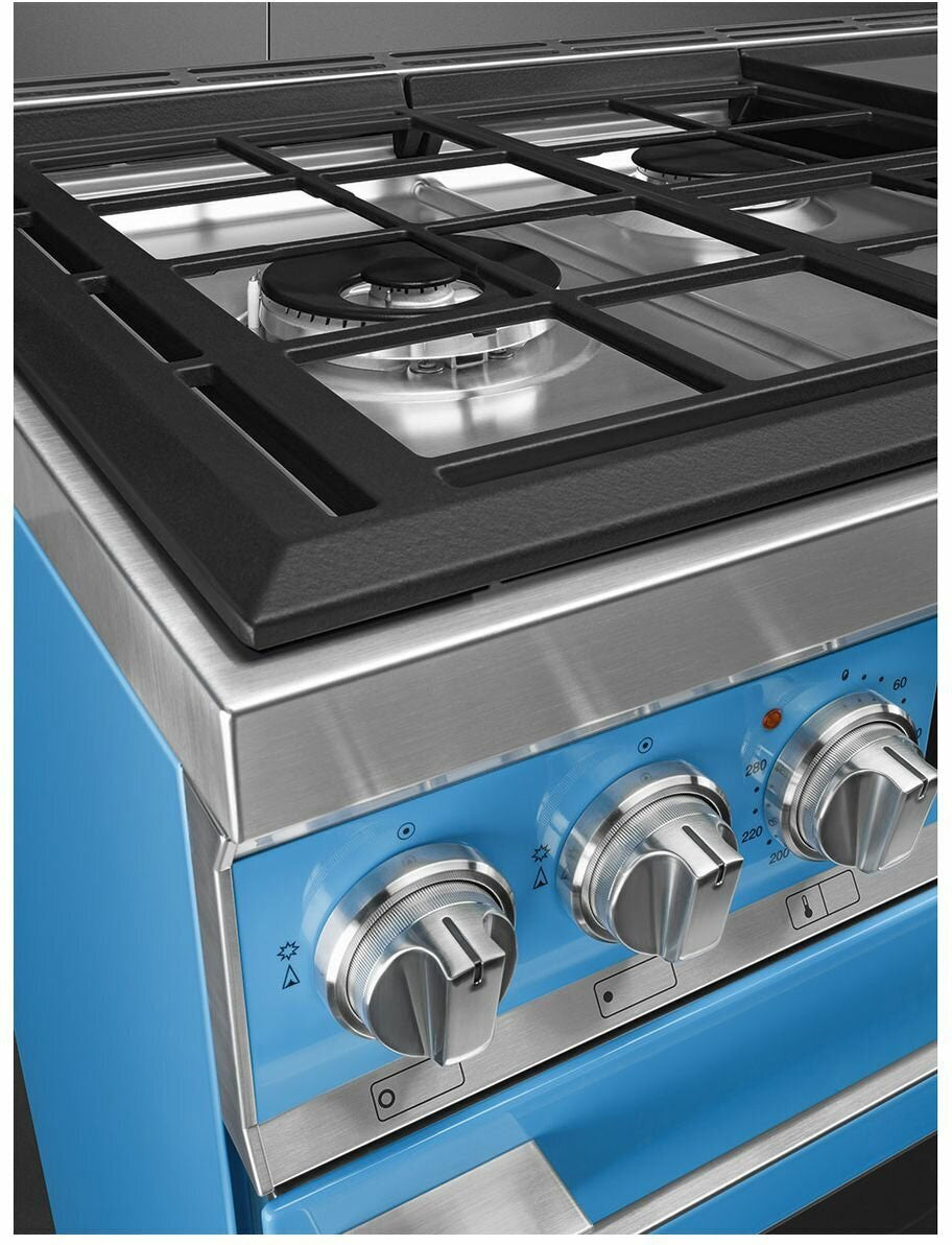 Smeg 120cm Portofino Freestanding Dual Fuel Oven/Stove Turquese CPF120IGMPTA