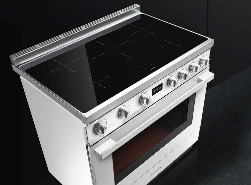 Smeg 90cm Portofino Freestanding Electric Oven/Stove White CPF9IPWH