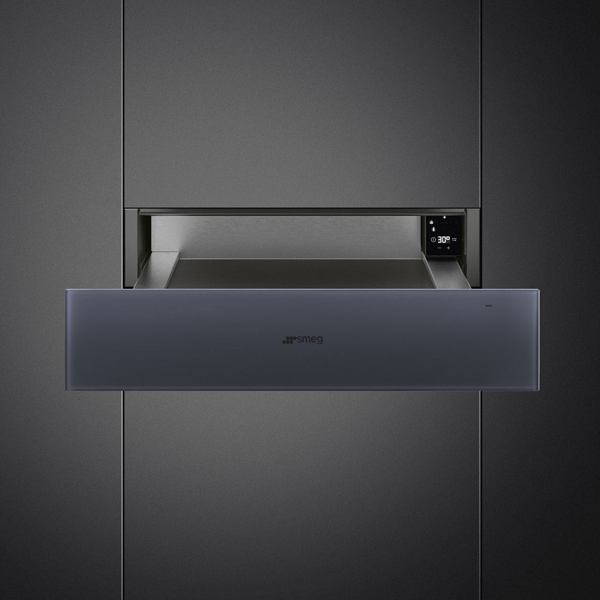 Smeg 15cm Linea Warming Drawer Neptune Grey CPRT115G