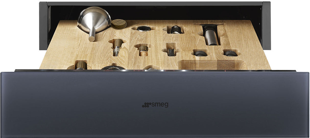 Smeg Linea 15cm Sommelier Drawer Neptune Grey CPS115G