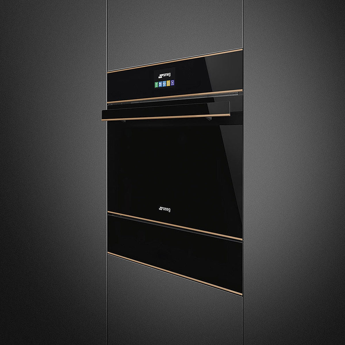 Smeg Dolce Stil Novo Aesthetic Vacuum Drawer Copper Trim CPV615NR