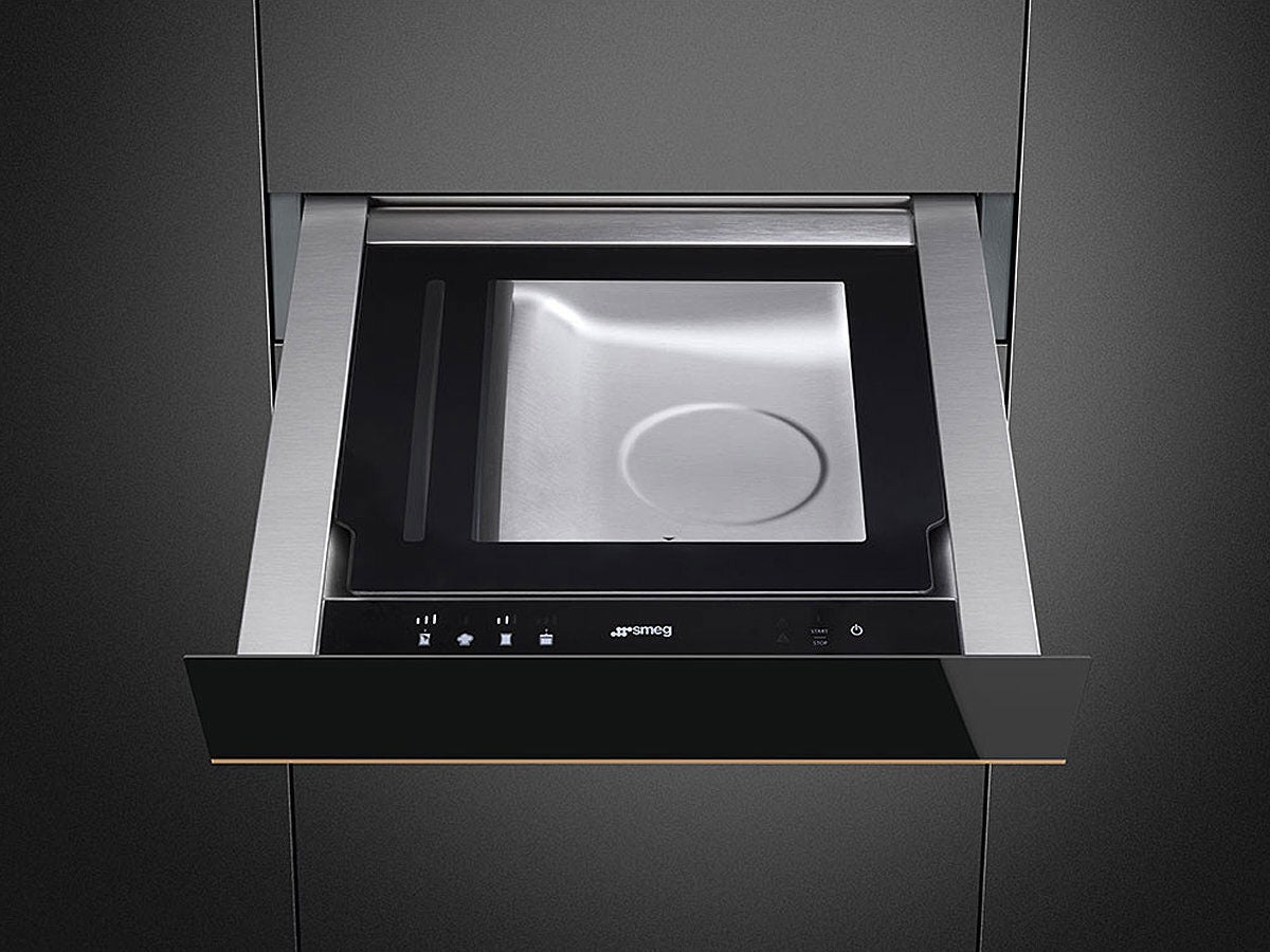Smeg Dolce Stil Novo Aesthetic Vacuum Drawer Copper Trim CPV615NR