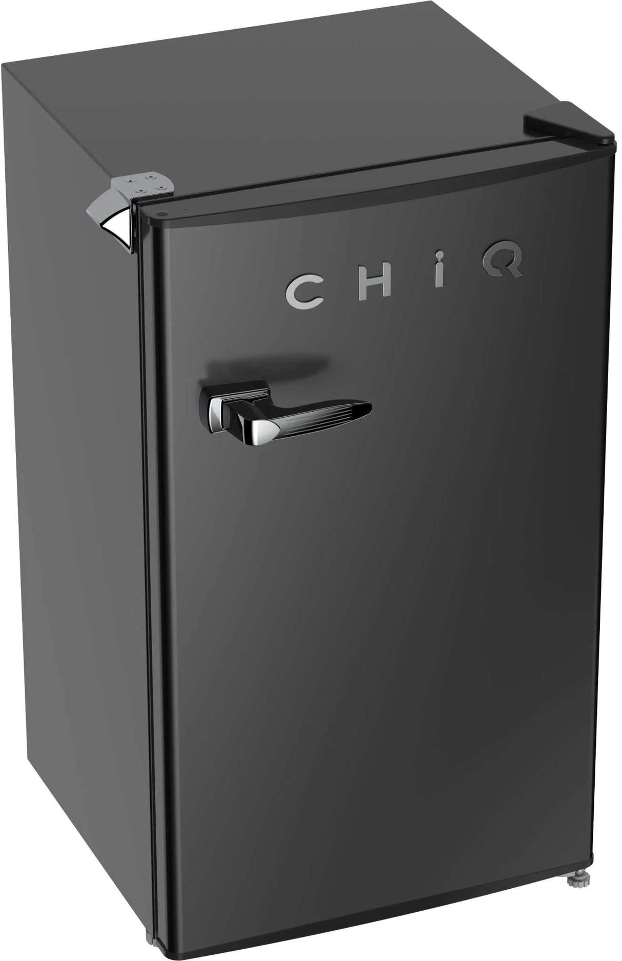CHiQ 90L Retro Black Bar Refrigerator CRSR090DB1