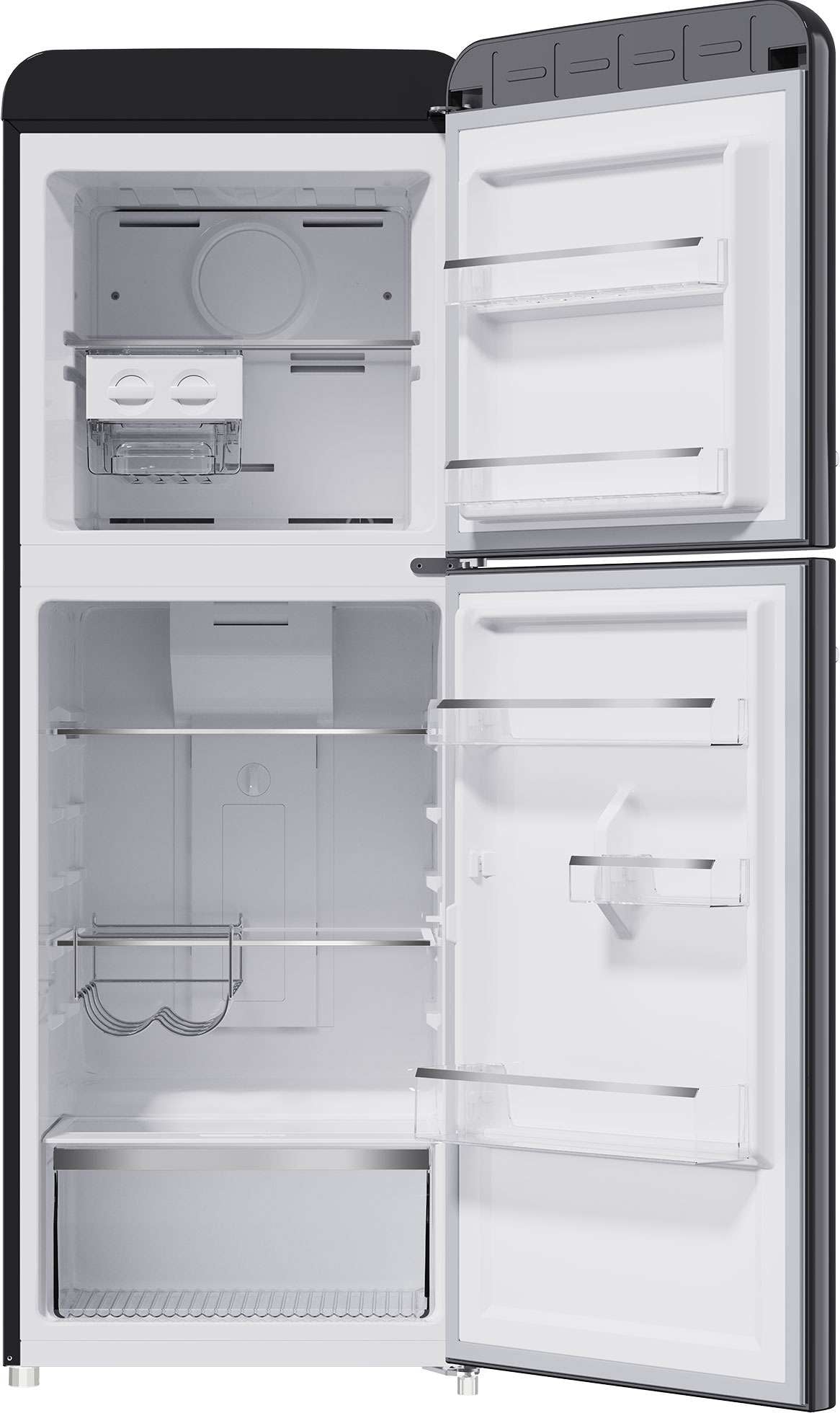 CHiQ 202L Retro Top Mount Black Refrigerator CRTM198NB | Greater Sydney Only
