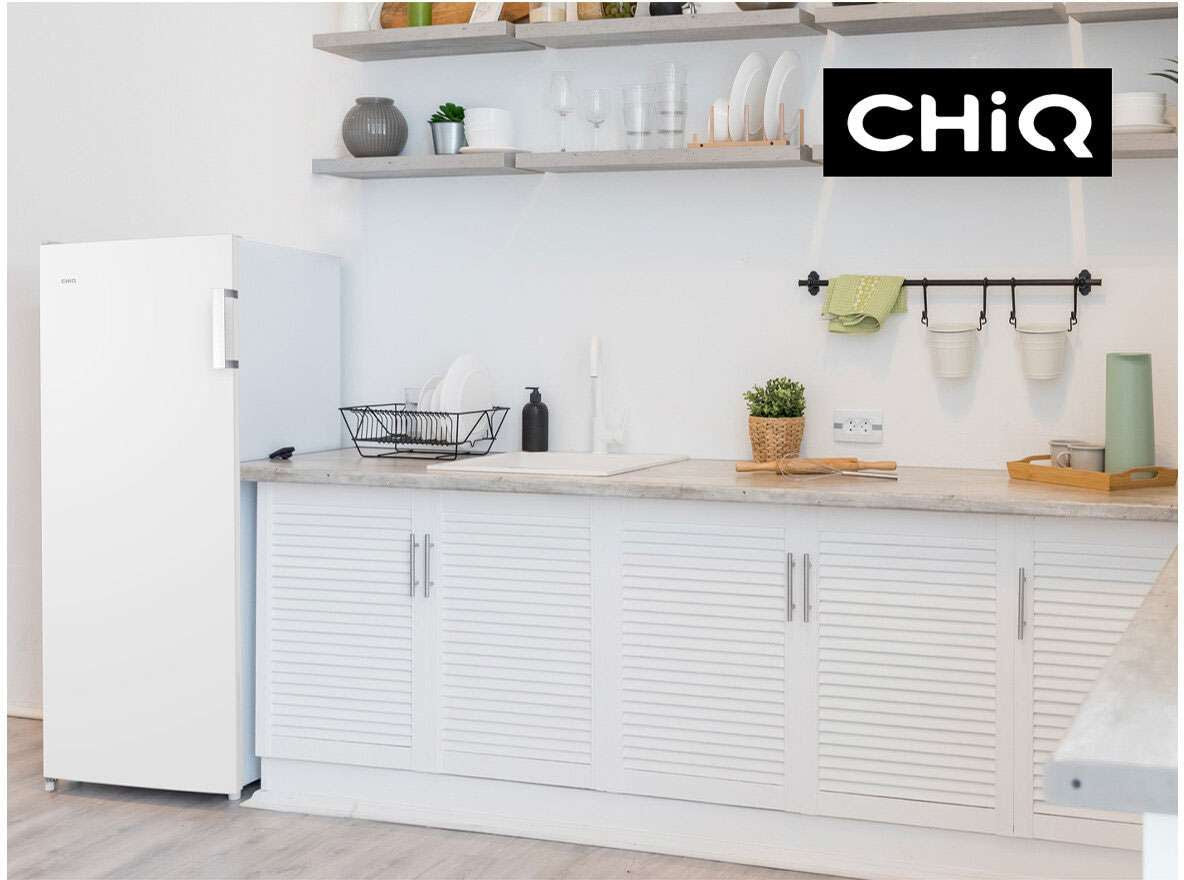 CHiQ 206L Hybrid Upright Freezer White CSH206NW | Greater Sydney Only