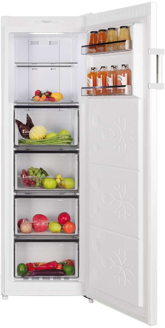 CHiQ 206L Hybrid Upright Freezer White CSH206NW | Greater Sydney Only