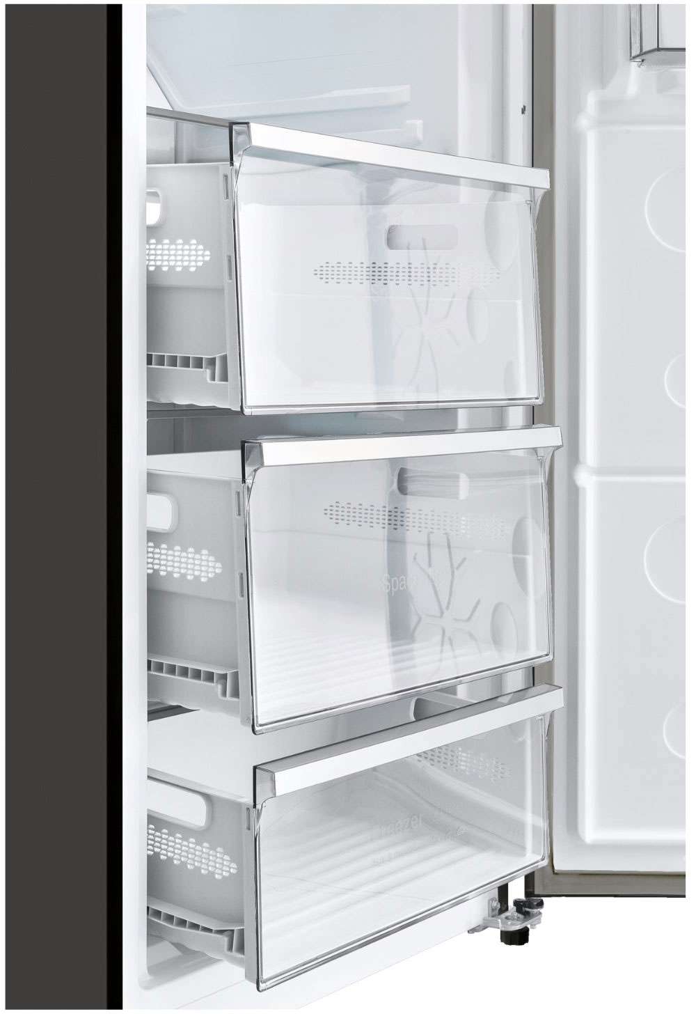 CHiQ 380L Hybrid Vertical Fridge Freezer Black CSH379NBSR5 | Greater Sydney Only