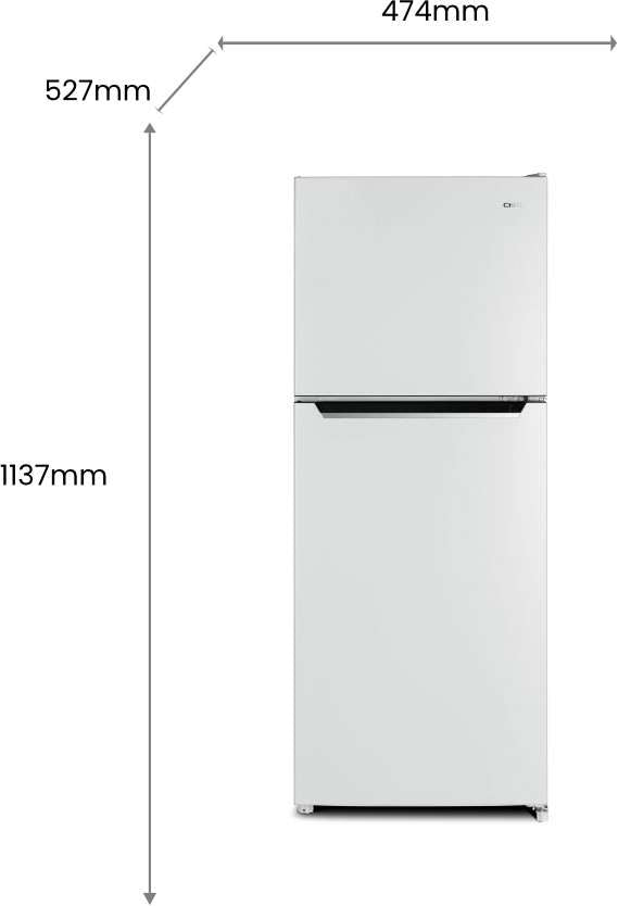 CHiQ 118L Two Door Bar Refrigerator CTM118DW | Greater Sydney Only