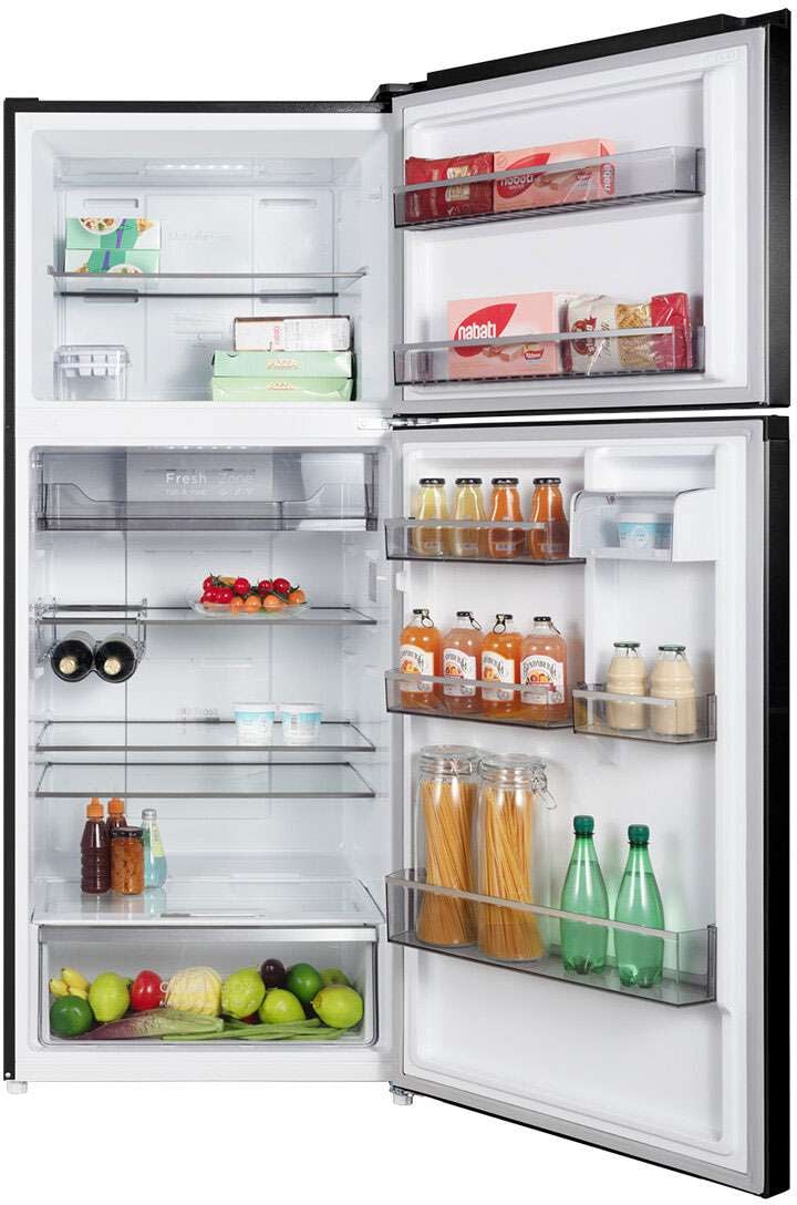 CHiQ 410L Top Mount Refrigerator Black Steel CTM409NBS5E | Greater Sydney Only