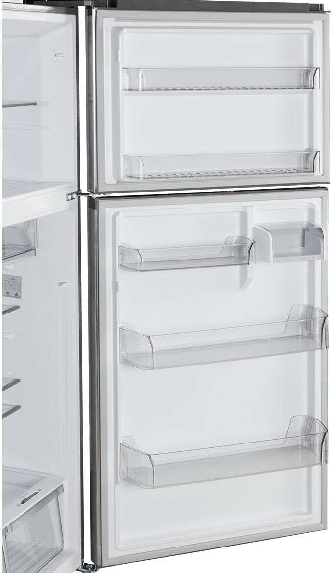 CHiQ 515L Top Mount Refrigerator Black Steel CTM512NSS5E | Greater Sydney Only
