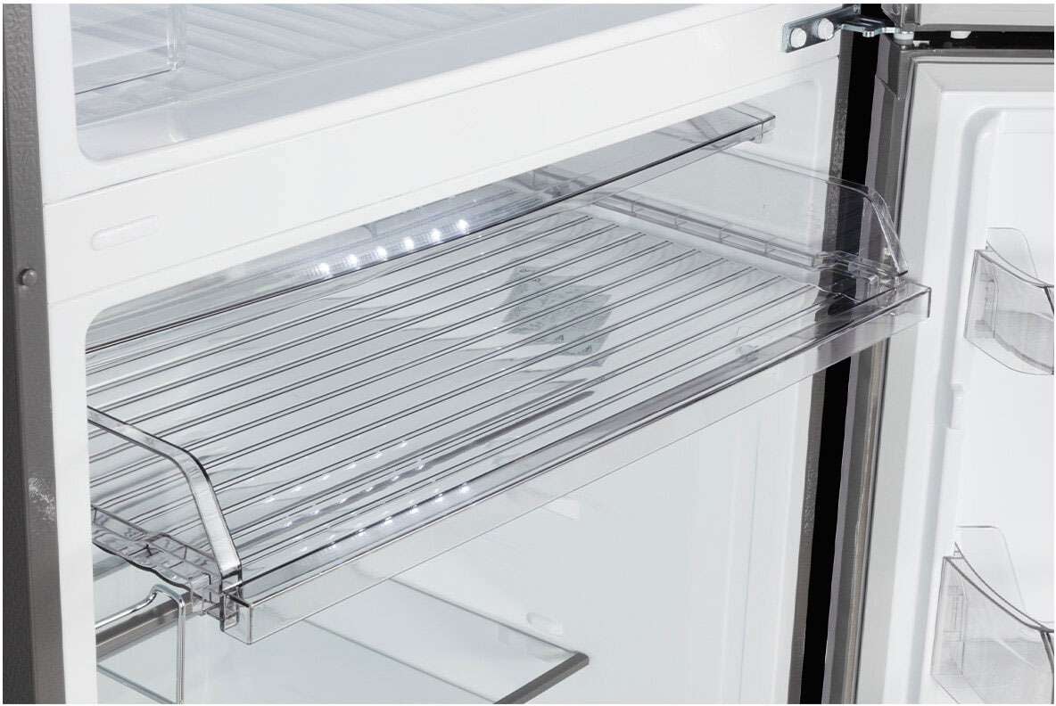 CHiQ 515L Top Mount Refrigerator Black Steel CTM512NSS5E | Greater Sydney Only