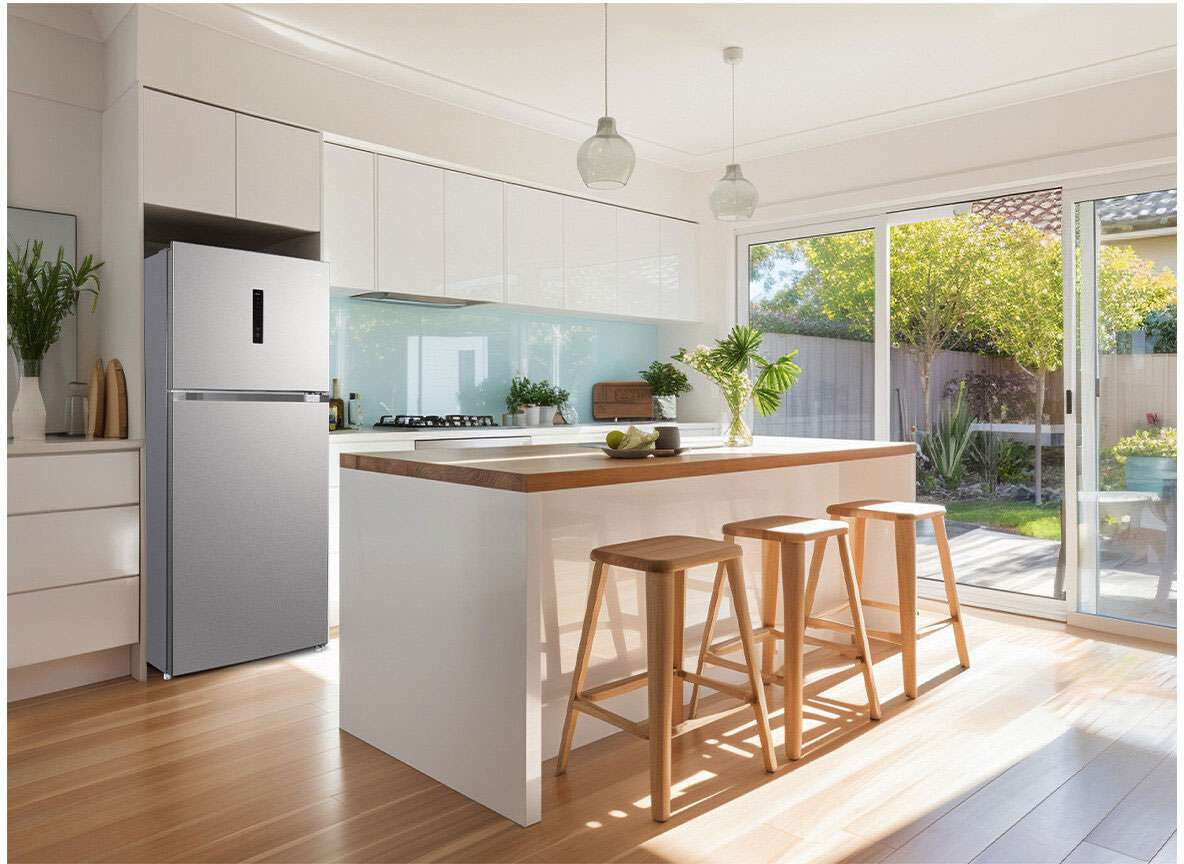 CHiQ 515L Top Mount Refrigerator Black Steel CTM512NSS5E | Greater Sydney Only