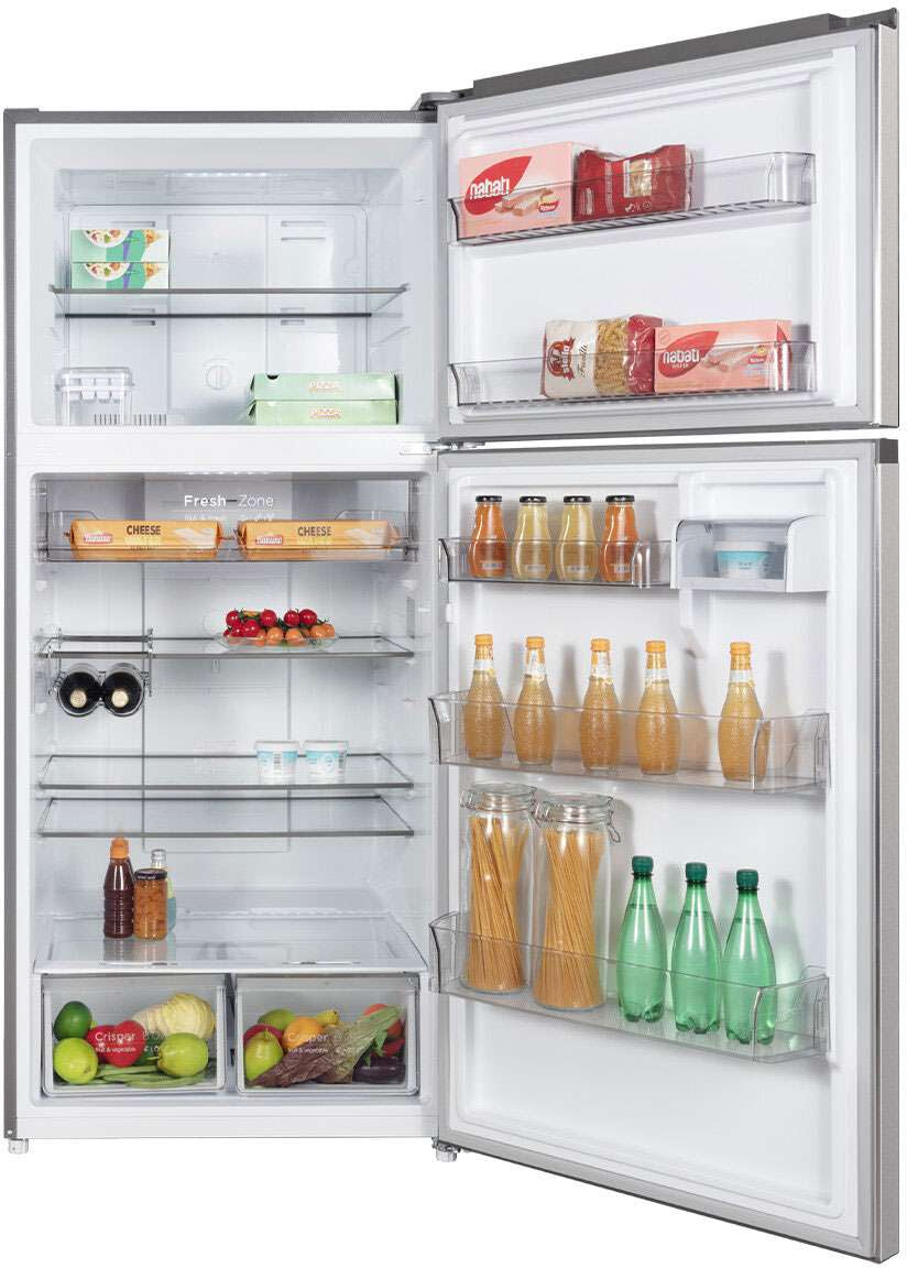 CHiQ 515L Top Mount Refrigerator Black Steel CTM512NSS5E | Greater Sydney Only