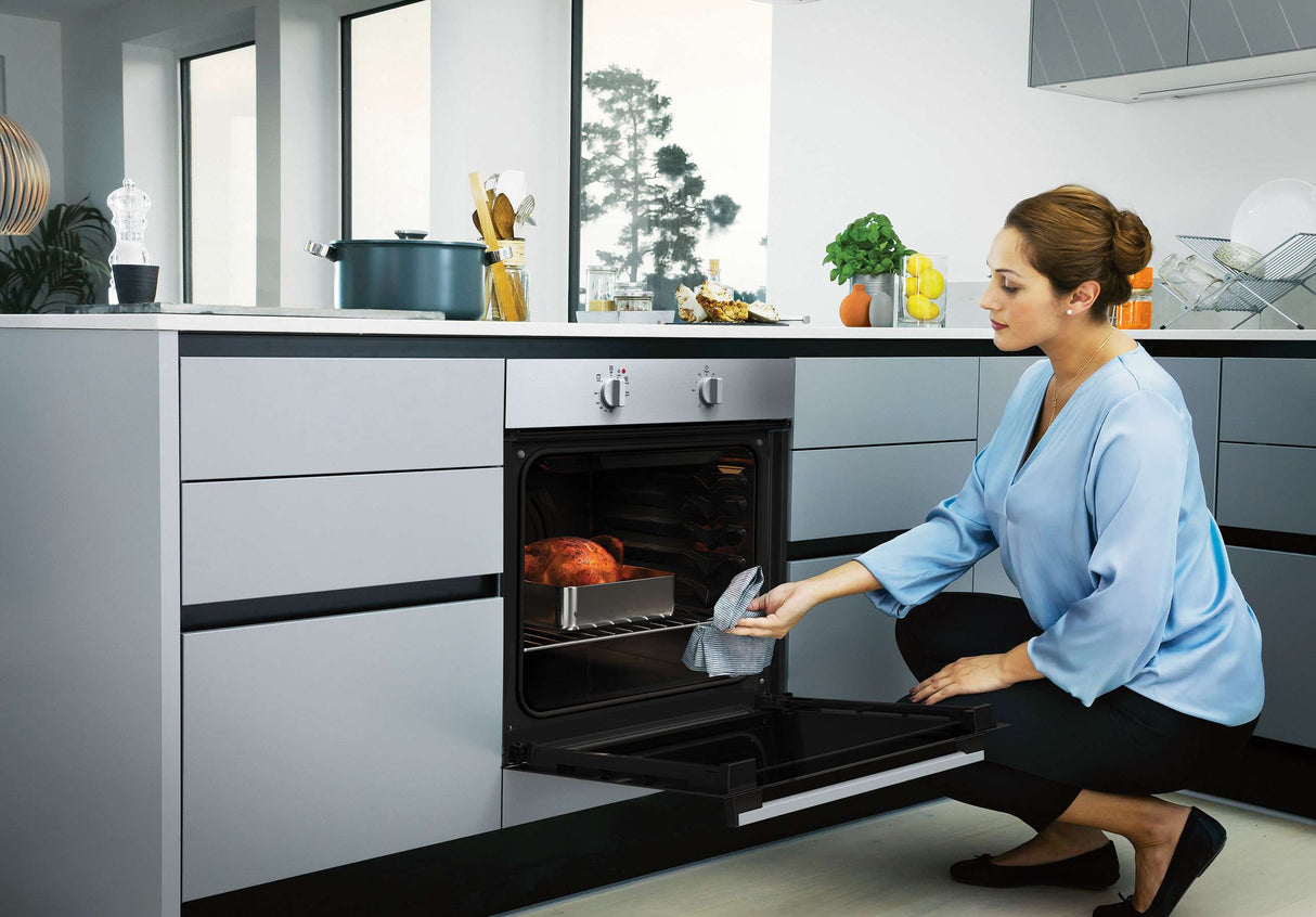 Chef 60cm Multifunction Electric Built-In Wall Oven CVE612SB