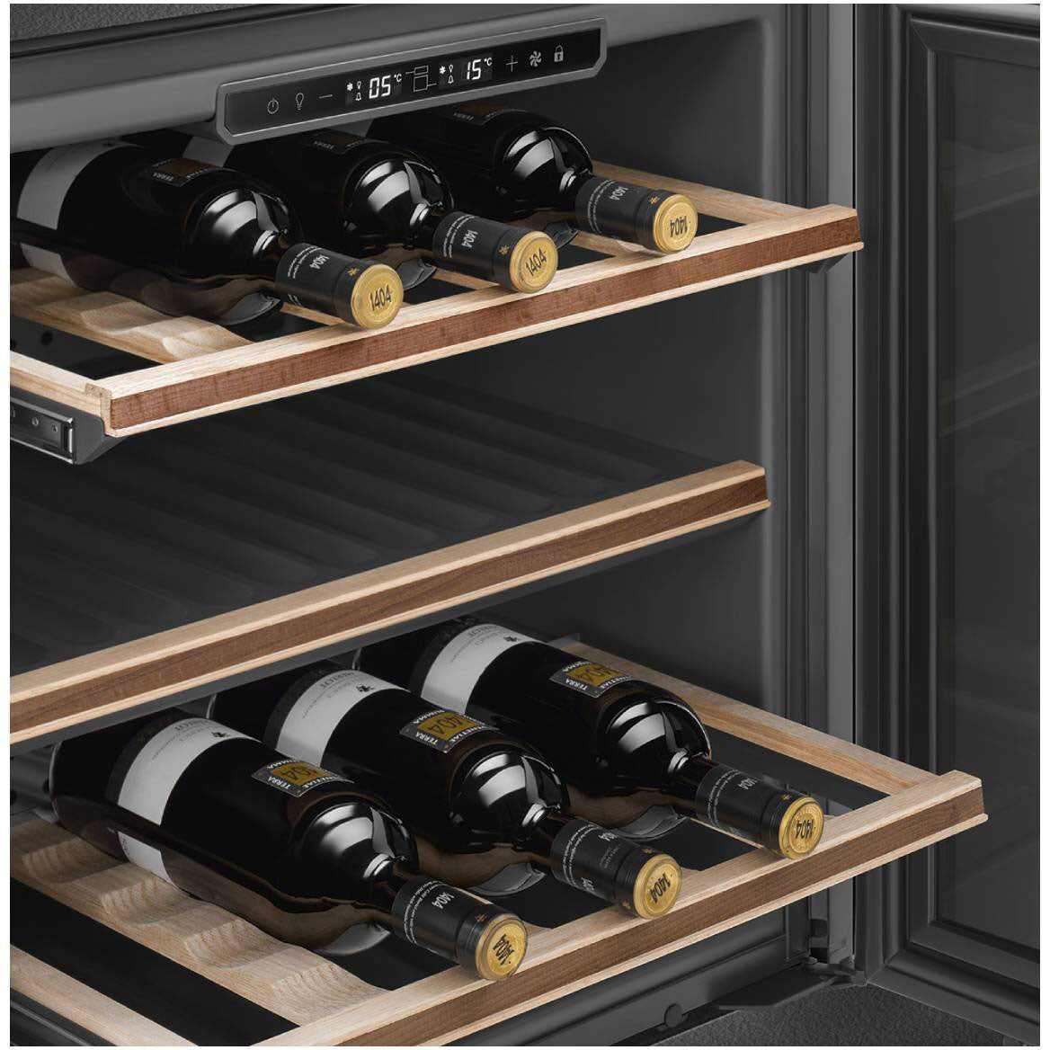 Smeg 60cm 29 Bottles Linea Wine Cooler Neptune Grey CVI129G