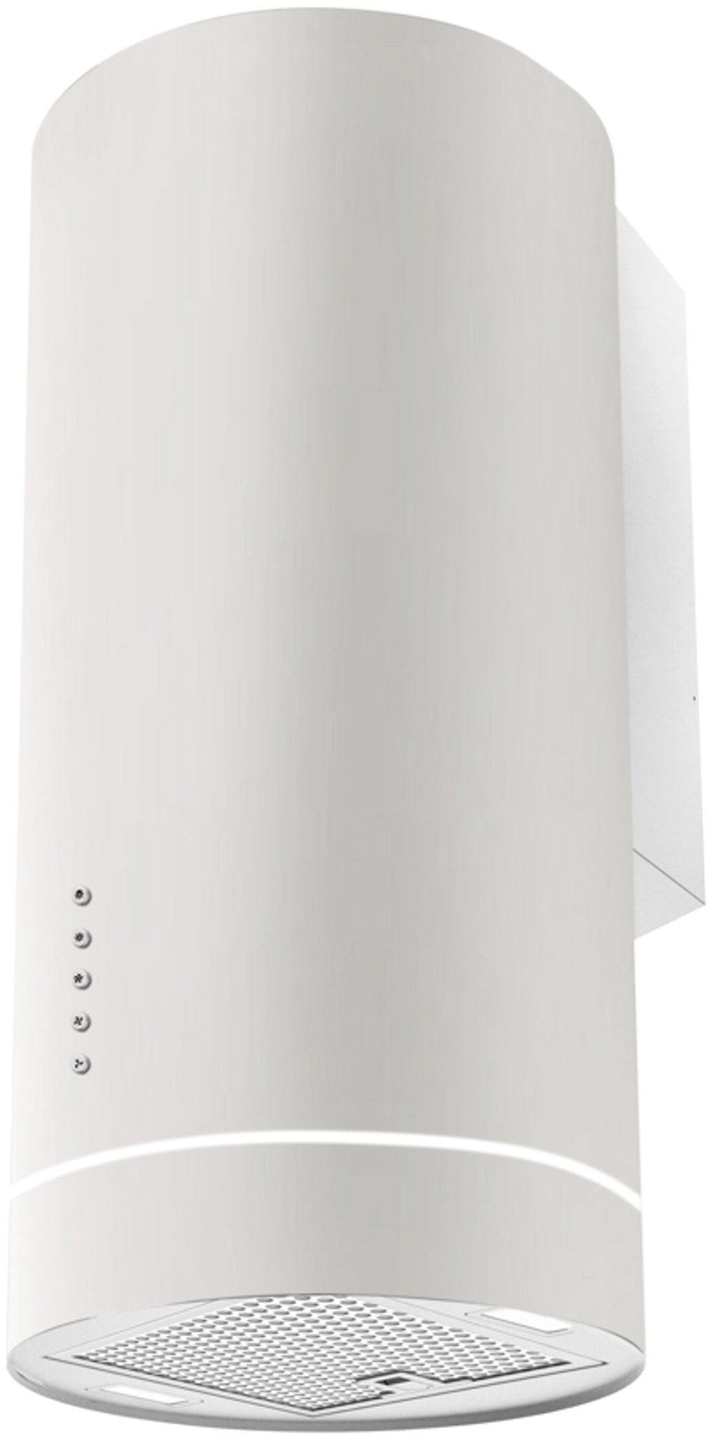 Casa 35cm Cylinder Wall Mount Rangehood White CYLCA35W