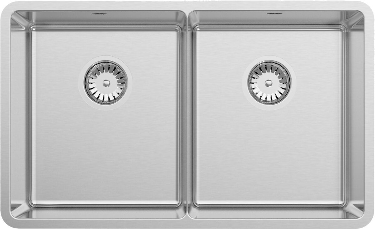 Abey Lucia Double Bowl Inset/Undermount Sink LUA200