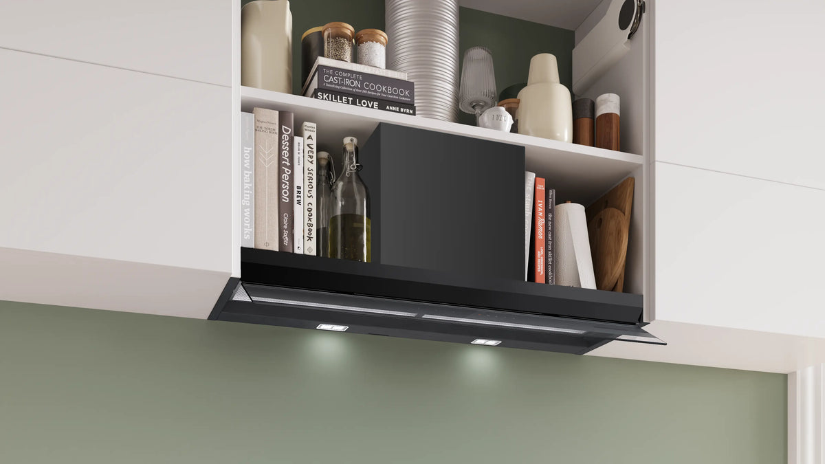 Bosch Series 8 90cm Integrated Rangehood Matt Black DBB98ET60A