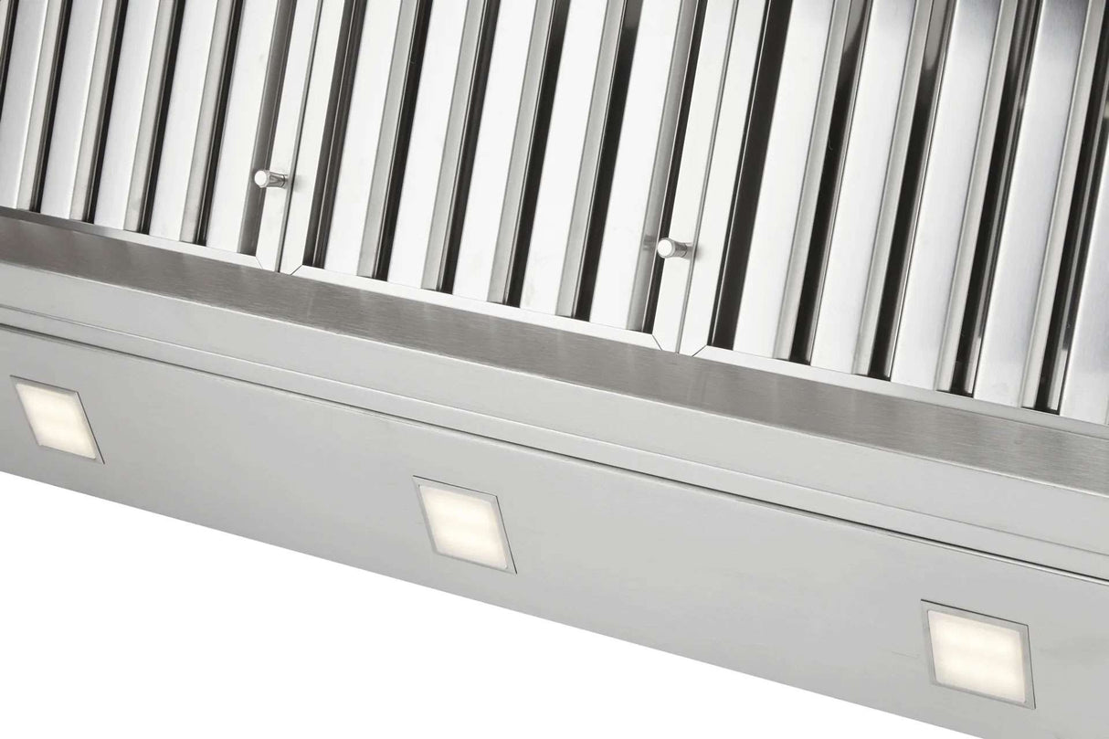 Schweigen 120cm Non-Silent 2200m3/hr S/S BBQ Canopy Rangehood DBH1200