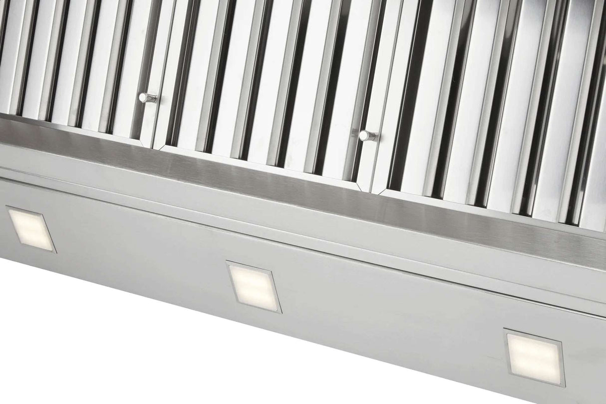 Schweigen 120cm Silent 3000m3/hr TwinMotor S/S BBQ Canopy Rangehood DBH1200SP2