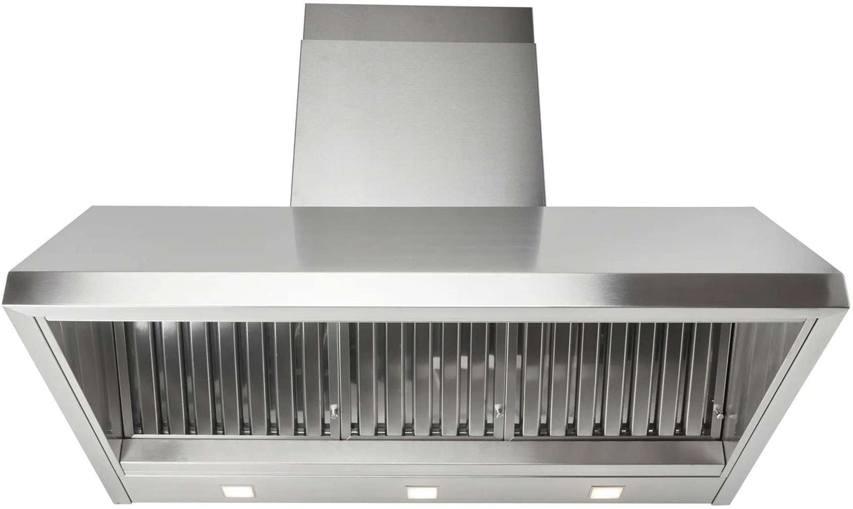 Schweigen 120cm Silent 3000m3/hr TwinMotor S/S BBQ Canopy Rangehood DBH1200SE