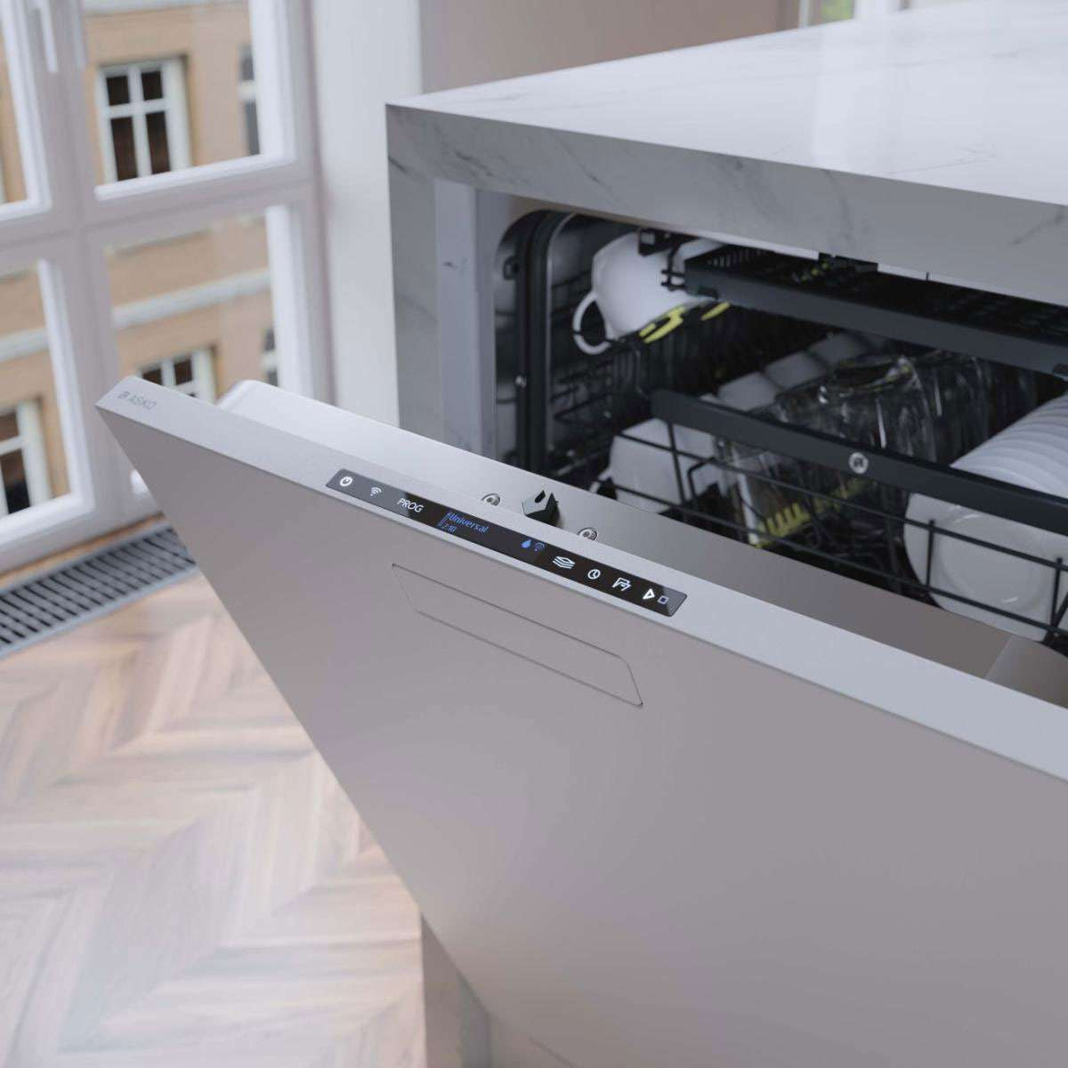 ASKO 82cm Logic Built-In Dishwasher White DBI565IK.W.AU