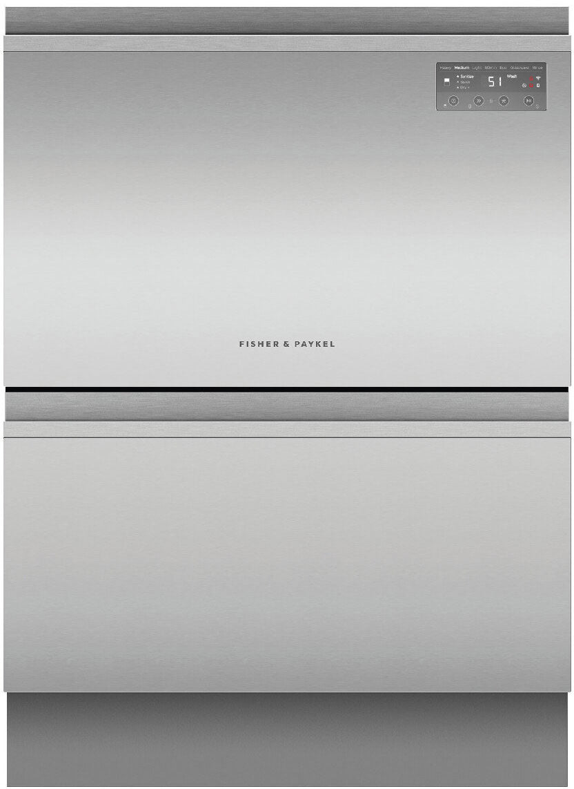Fisher & Paykel 60cm Built-In Double DishDrawer Dishwasher DD60D2NX9