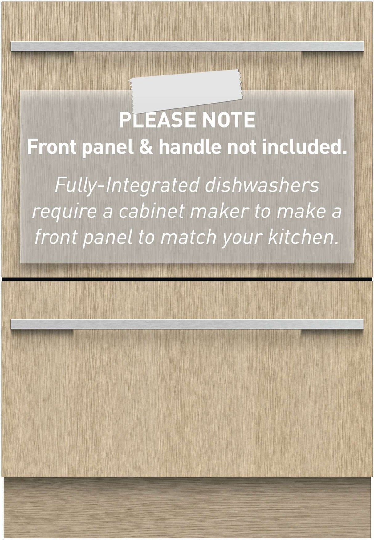 Fisher & Paykel 60cm Fully Integrated Double DishDrawer Dishwasher DD60DTX6I1