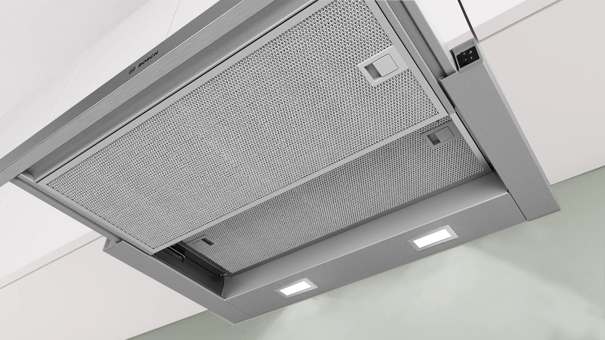 Bosch Series 2 60cm Slideout Rangehood Silver Metallic DFM064W55A