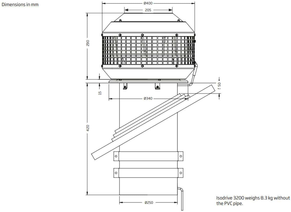 Schweigen 90cm Silent 3200m3/hr Black Canopy Rangehood DS3326B-9SE