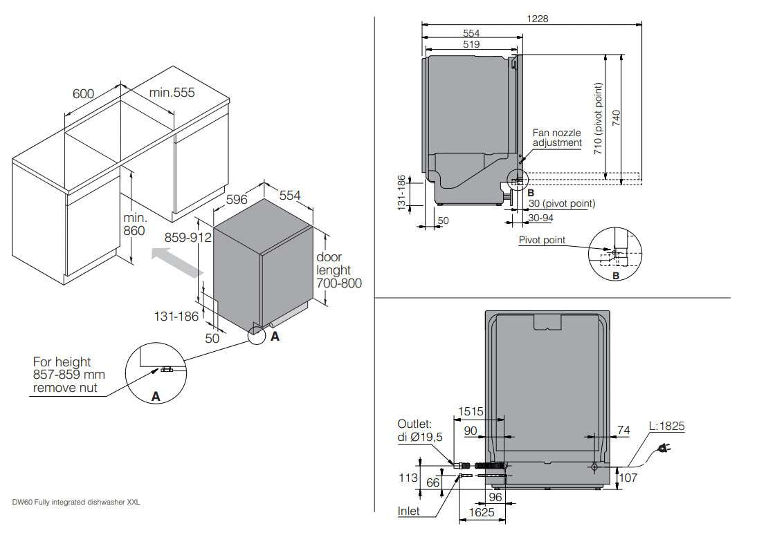 ASKO 86cm XXL Fully Integrated Dishwasher DSD767UXXL.AU