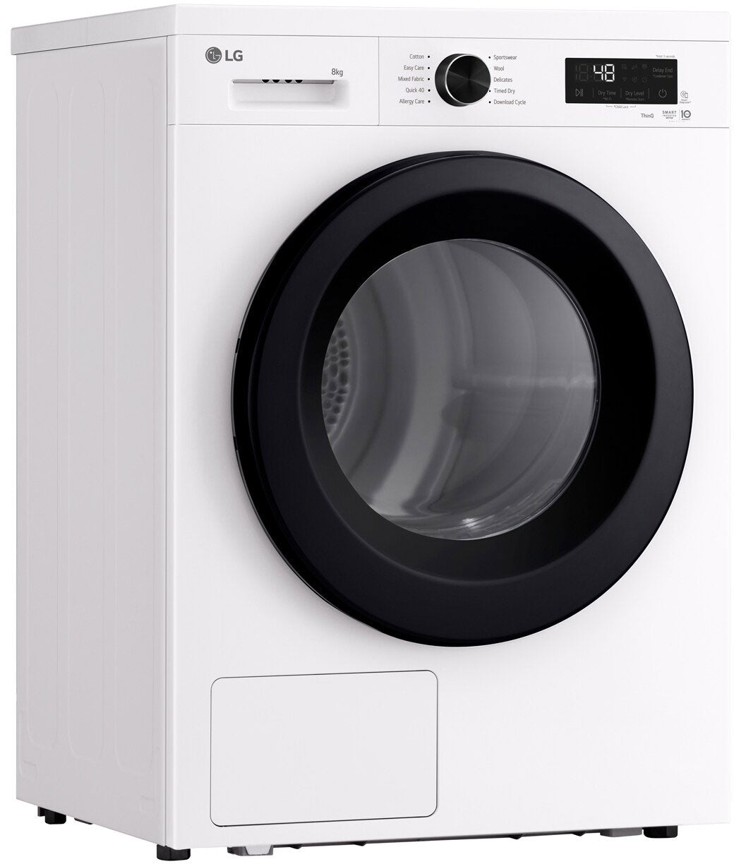 LG 8kg Series 1 Heat Pump Dryer DVH1-08WP | Greater Sydney Only