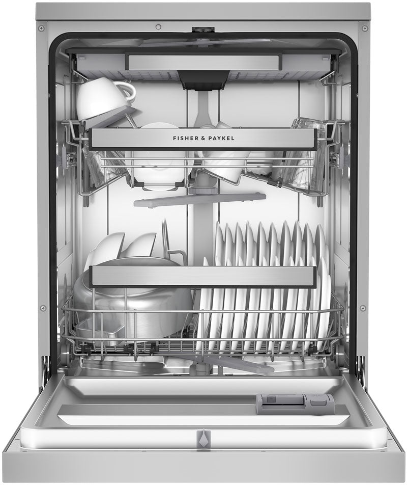Fisher & Paykel 60cm Freestanding Dishwasher Stainless Steel DW60FC3X3
