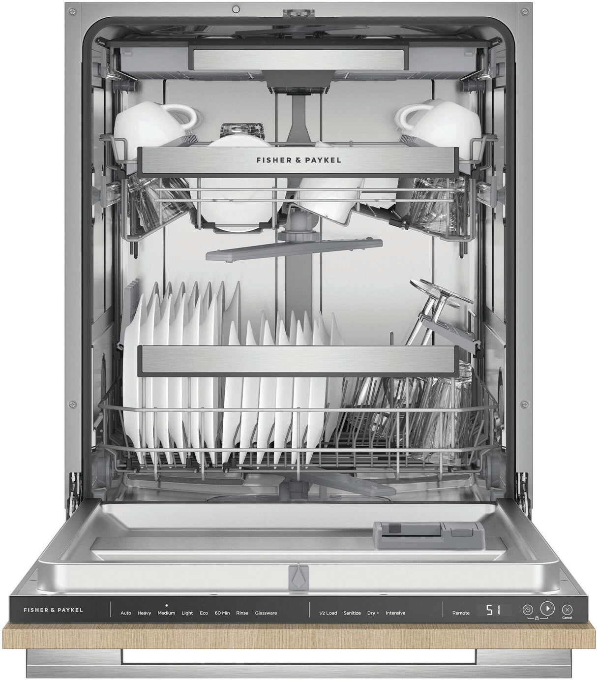Fisher & Paykel 60cm Fully Integrated Sanitise Dishwasher DW60U4I2