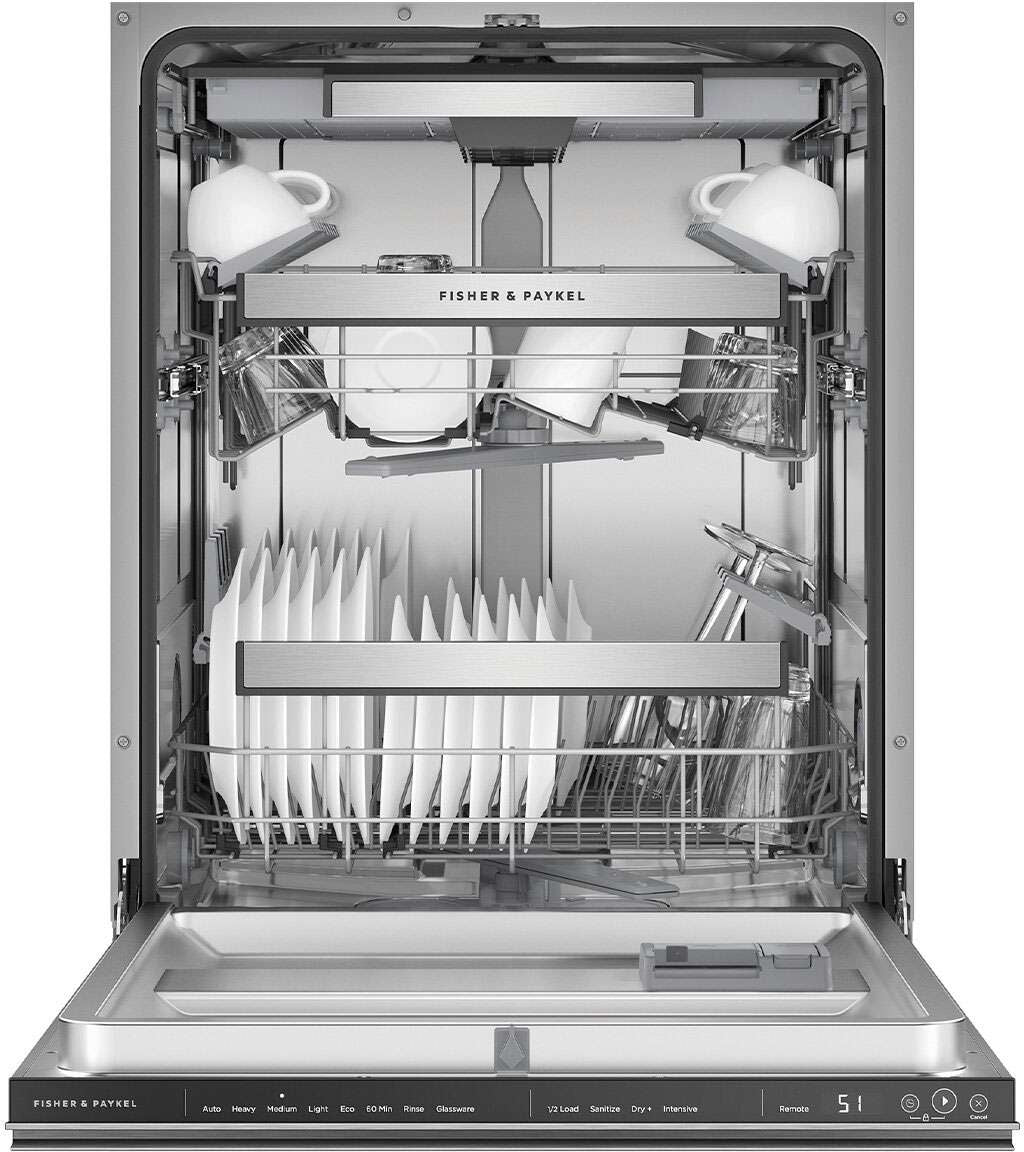 Fisher & Paykel 60cm Series 9 Contemporary Built-under Dishwasher DW60UNT4X2