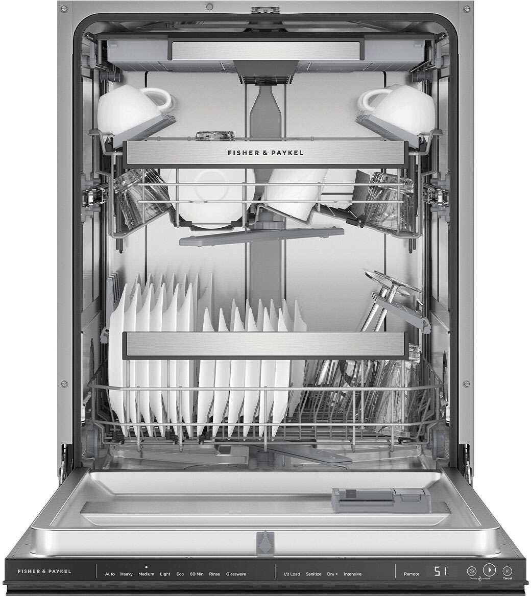 Fisher & Paykel 60cm Series 9 Contemporary Built-under Dishwasher DW60UZT4B2
