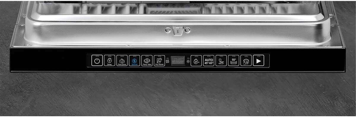 Smeg 60cm Diamond Series Freestanding Dishwasher Black DWA615DB3