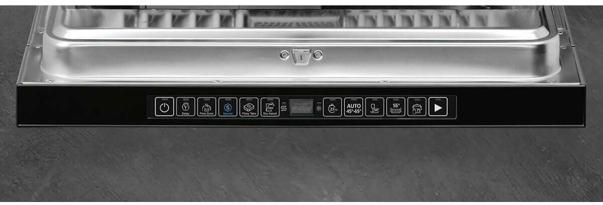 Smeg 60cm Diamond Series Built-In Underbench Dishwasher Black DWAU615DB3